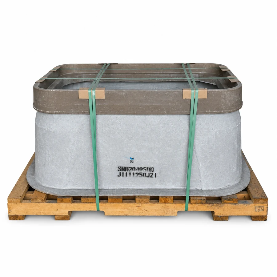Round fiberglass enclosure